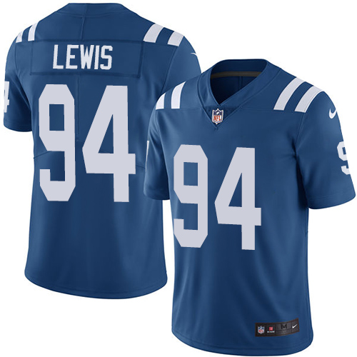 Nike Colts #94 Tyquan Lewis Royal Blue Team Color Men's Stitched NFL Vapor Untouchable Limited Jersey